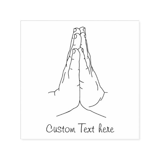 の手祈のカスタム自己インキングのゴム印 セルフインキングスタンプ (デザイン)