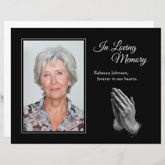 の手祈を愛するメモリの写真表示シンボルや象徴 (正面/裏面)