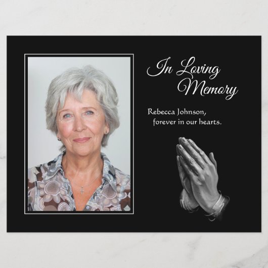 の手祈を愛するメモリの写真表示シンボルや象徴 (正面)