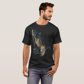 の手祈アーメン・イエス Tシャツ (正面フル)