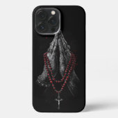 の手祈ゴシック iPhoneケース (裏面)