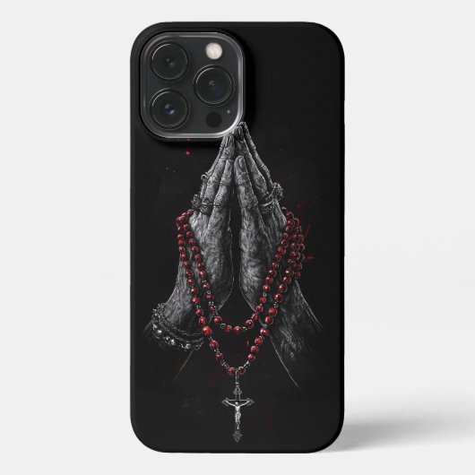 の手祈ゴシック iPhoneケース (裏面)