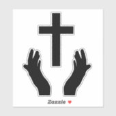 の手祈ビニールのシール シール (シート)