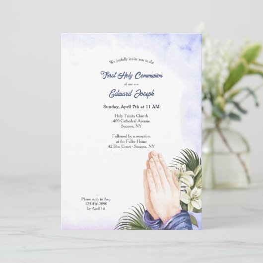 の手祈信心 招待状 (スタンド正面)