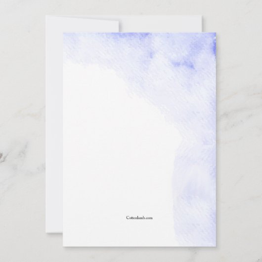 の手祈信心 招待状 (裏面)