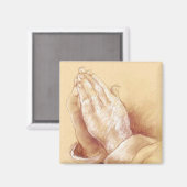 の手祈磁石 マグネット (正面/裏面)