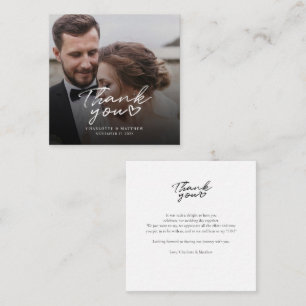 の手結婚で手紙を書いた写真ありがとう ノートカード