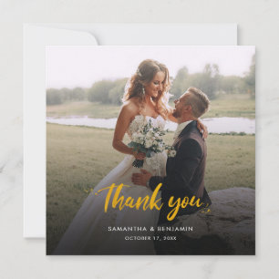 の手結婚に手紙を書いたカップルサンキューカード 招待状