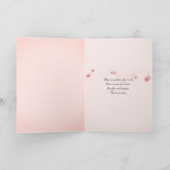 の手考えるのバラ カード (内部)