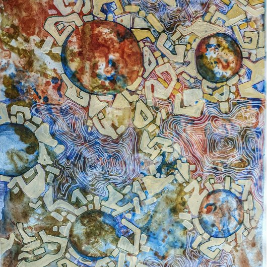 の技絵画術"銀河系" トートバッグ