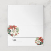 の折り結婚曲げ名前座席表 プレイスカード (外部開封)