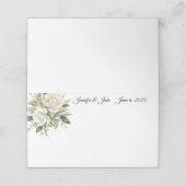 の折り結婚曲げ名前座席表 プレイスカード (外部開封)