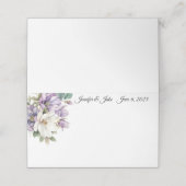 の折り結婚曲げ名前座席表 プレイスカード (外部開封)