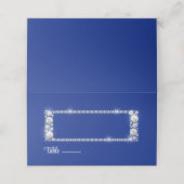 の折り結婚曲げ名前座席表 プレイスカード (外部開封)