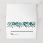 の折り結婚曲げ名前座席表 プレイスカード (外部開封)