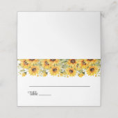 の折り結婚曲げ名前座席表 プレイスカード (外部開封)