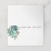 の折り結婚曲げ名前座席表 プレイスカード (外部開封)