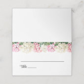 の折り結婚曲げ名前座席表 プレイスカード (外部開封)