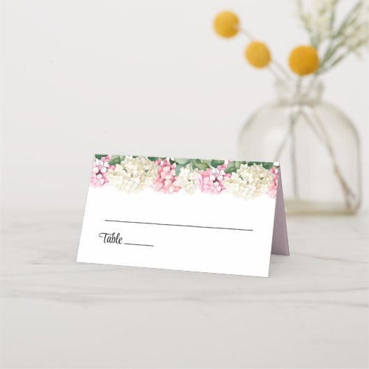 の折り結婚曲げ名前座席表 プレイスカード (正面)