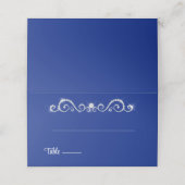 の折り結婚曲げ名前座席表 プレイスカード (外部開封)