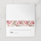 の折り結婚曲げ名前座席表 プレイスカード (外部開封)