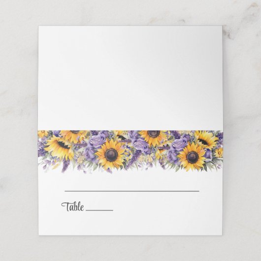 の折り結婚曲げ名前座席表 プレイスカード (外部開封)