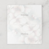 の折り結婚曲げ座席表 プレイスカード (外部開封)