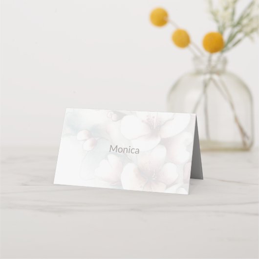 の折り結婚曲げ座席表 プレイスカード (正面)