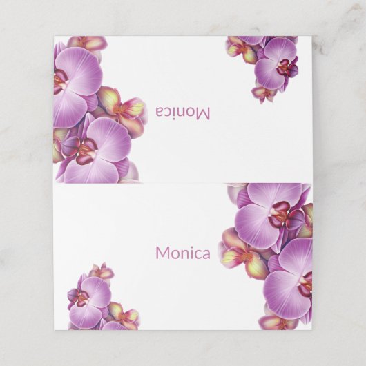 の折り結婚曲げ座席表 プレイスカード (外部開封)