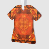 の抽象芸術賛美アートアクリルシャツ オーナメント (正面)