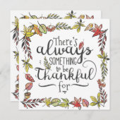 |の招待状のために感謝しているがあることを常に何か 招待状 (正面/裏面)