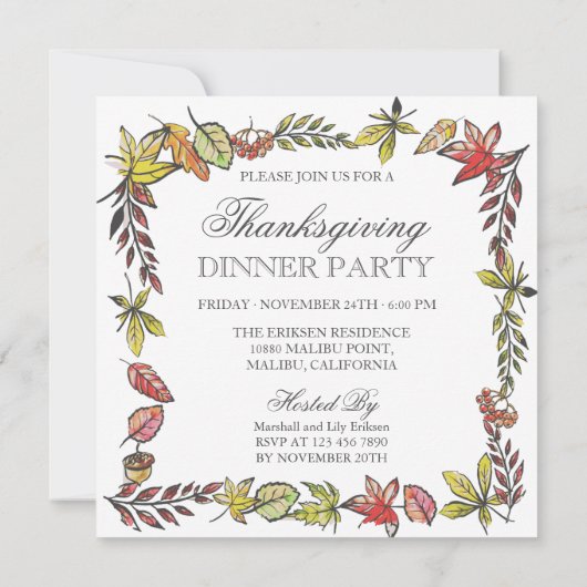 |の招待状のために感謝しているがあることを常に何か 招待状 (裏面)