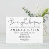 |の招待状の前の夜 招待状 (スタンド正面)