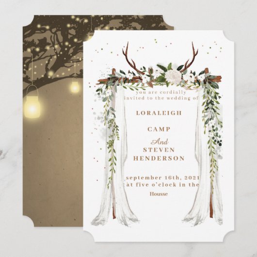 の招待状結婚 招待状 (正面/裏面)