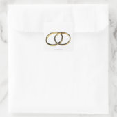 の指輪の高結婚い眺め スクエアシール (バッグ)