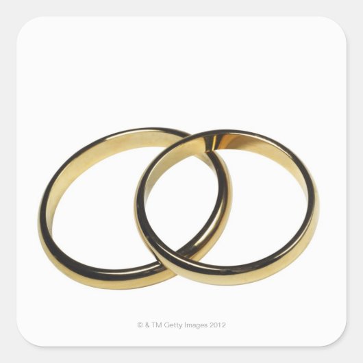 の指輪の高結婚い眺め スクエアシール (正面)