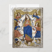 の描写ヴァージン・メアリーの仮定を描く ポストカード (正面/裏面)