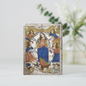 の描写ヴァージン・メアリーの仮定を描く ポストカード (スタンド正面)