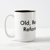 の改良される休息古い ツートーンマグカップ (左)