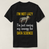 の救エネルギーデータ科学 Tシャツ (デザイン正面)