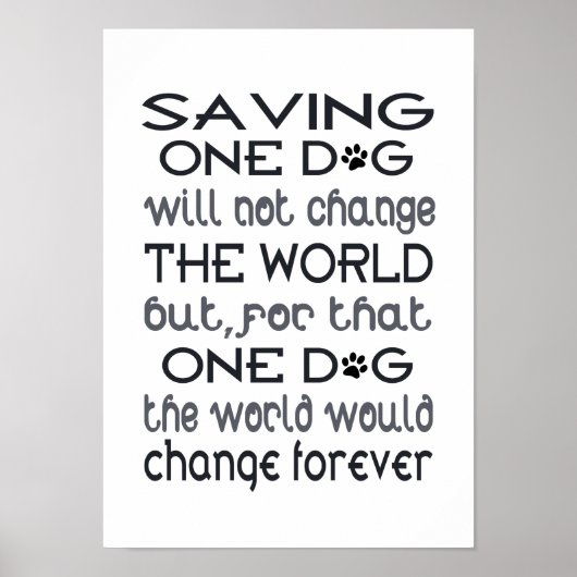 の救一犬用ポスター ポスター (正面)