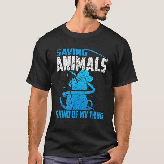 の救動物は私の獣医Veのようなものだ Tシャツ (正面)
