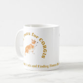 の救済ポーズマグ白 コーヒーマグカップ (正面左)