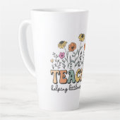 の救済小さな心が成長 – フローラの献上品 カフェラテマグ (左アングル)