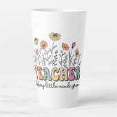 の救済小さな心が成長 – フローラの献上品 カフェラテマグ (正面)