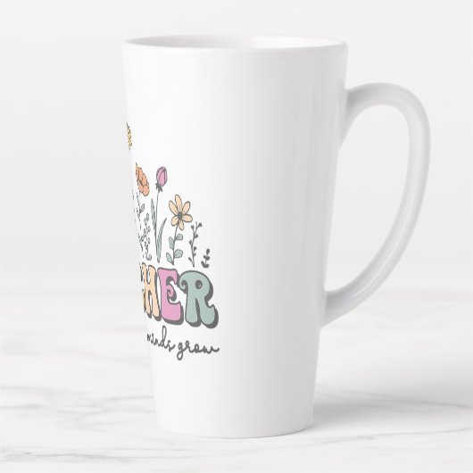 の救済小さな心が成長 – フローラの献上品 カフェラテマグ (右)