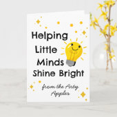 の救済心は輝く | 先生 カード (黄色い花)