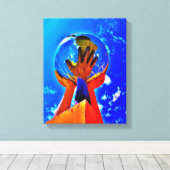 の救済手II キャンバスプリント (インサイチュ (ウッドフロア))