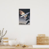 の救済飢えたアメリカ風USSRプロパガンダ ポスター (キッチン)