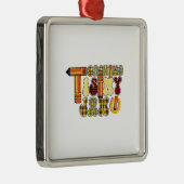 の教えのが私のジャム メタルオーナメント (右)